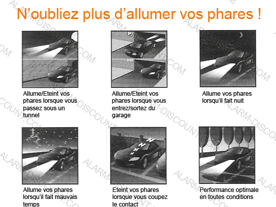 Allumage automatique des feux - allumage automatique des phares - AUTOLIGHT