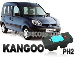 Clé de désactivation d'anti démarrage pour Renault Kangoo phase 2 de 2003 à 2006