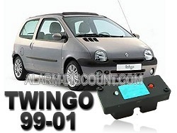 Clé de désactivation d'anti démarrage pour Renault Twingo de 1999 à 2001