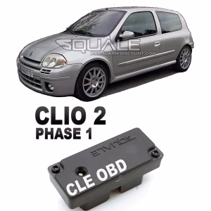 Clé de désactivation d'anti démarrage pour Renault clio 2 de 1995 à 2001 SQUALE - 1