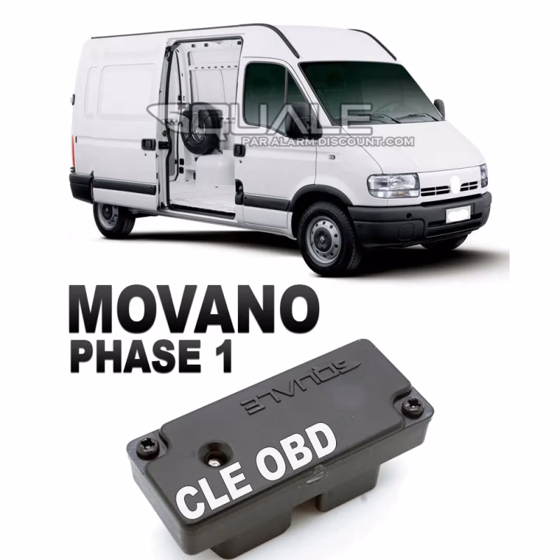 Clé de désactivation d'anti démarrage pour Opel Movano phase 1 SQUALE - 1