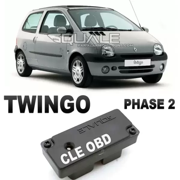 Clé de désactivation d'anti démarrage pour Renault Twingo de 1999 à 2001