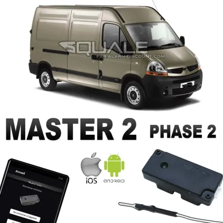 Clé de désactivation d'anti démarrage pour Renault MASTER  2 phase 2 à partir de 2003