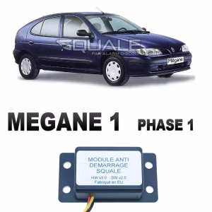 Module de désactivation d'anti démarrage pour Renault Megane 1 phase 1 de 1995 à 1998 SQUALE - 1 Module de désactivation d'anti démarrage pour Renault Megane 1 phase 1 de 1995 à 1998 SQUALE - 1