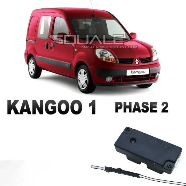 Clé de désactivation d'anti démarrage pour Renault Kangoo 1 phase 2 à partir de 2001 SQUALE - 5