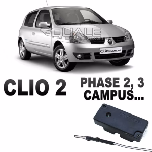Clé de désactivation d'anti démarrage pour Renault clio 2 phase 2,3,campus à partir de 2001 SQUALE - 5