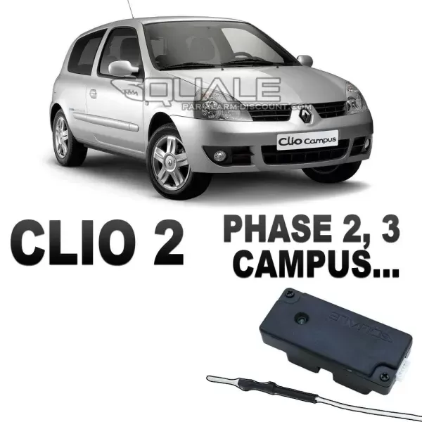 Clé de désactivation d'anti démarrage pour Renault clio 2 phase 2,3,campus à partir de 2001 SQUALE - 5