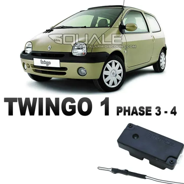 Clé de désactivation d'anti démarrage pour Renault Twingo 1 à partir de 2001 SQUALE - 3