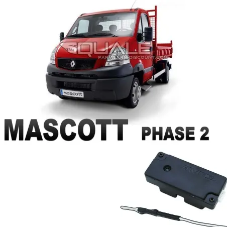 Clé de désactivation d'anti démarrage pour Renault MASCOTT phase 2 à partir de 2003 SQUALE - 5