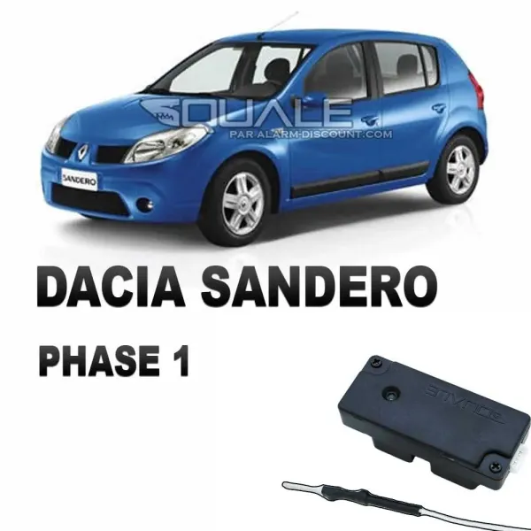 Clé de désactivation d'anti démarrage pour Dacia Sandero de 2007 à 2010 SQUALE - 1