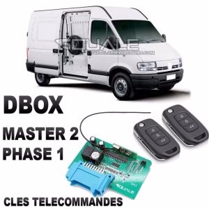 DBOX Anti démarrage + 2 clés télécommandes pour Master 2 phase 1 jusqu'à 2003 SQUALE - 1