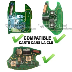 Kit Clé de désactivation + 2 Clés télécommandes pour Renault Mascott phase 2 SQUALE - 1