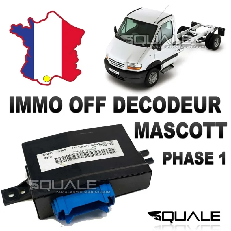 Désactive l'anti démarrage sur boitier décodeur Renault Mascott phase 1 - 1