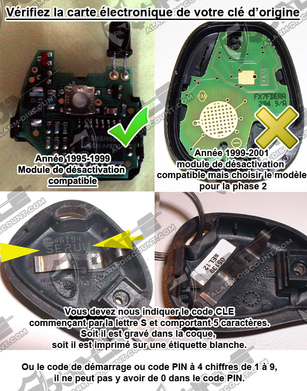 desactiver anti demarrage renault megane scenic 1995-1998 solution ...