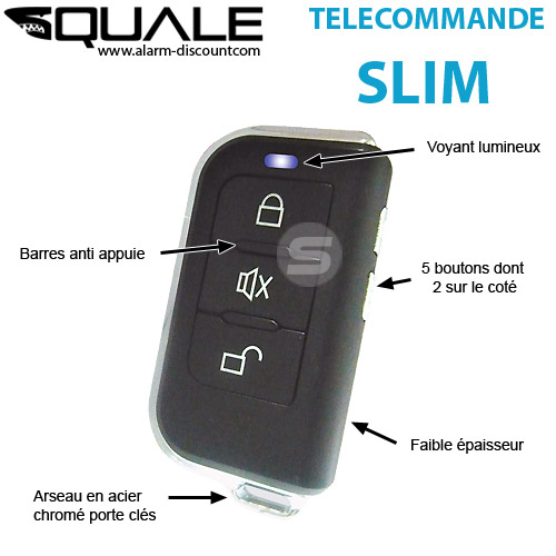 Télécommande SLIM alarm-discount.com